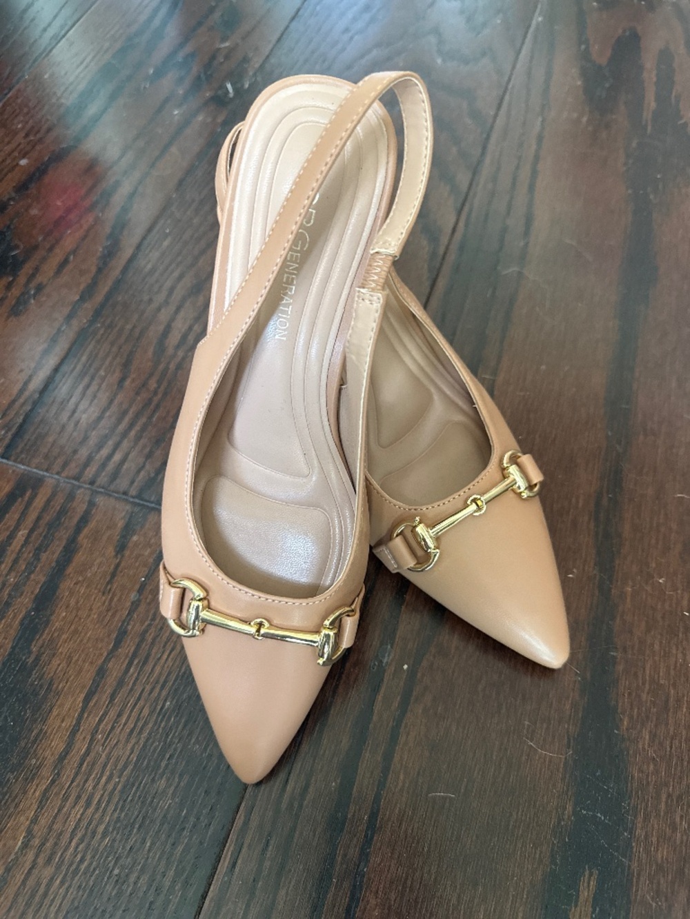 BCBG Nude Block Heel